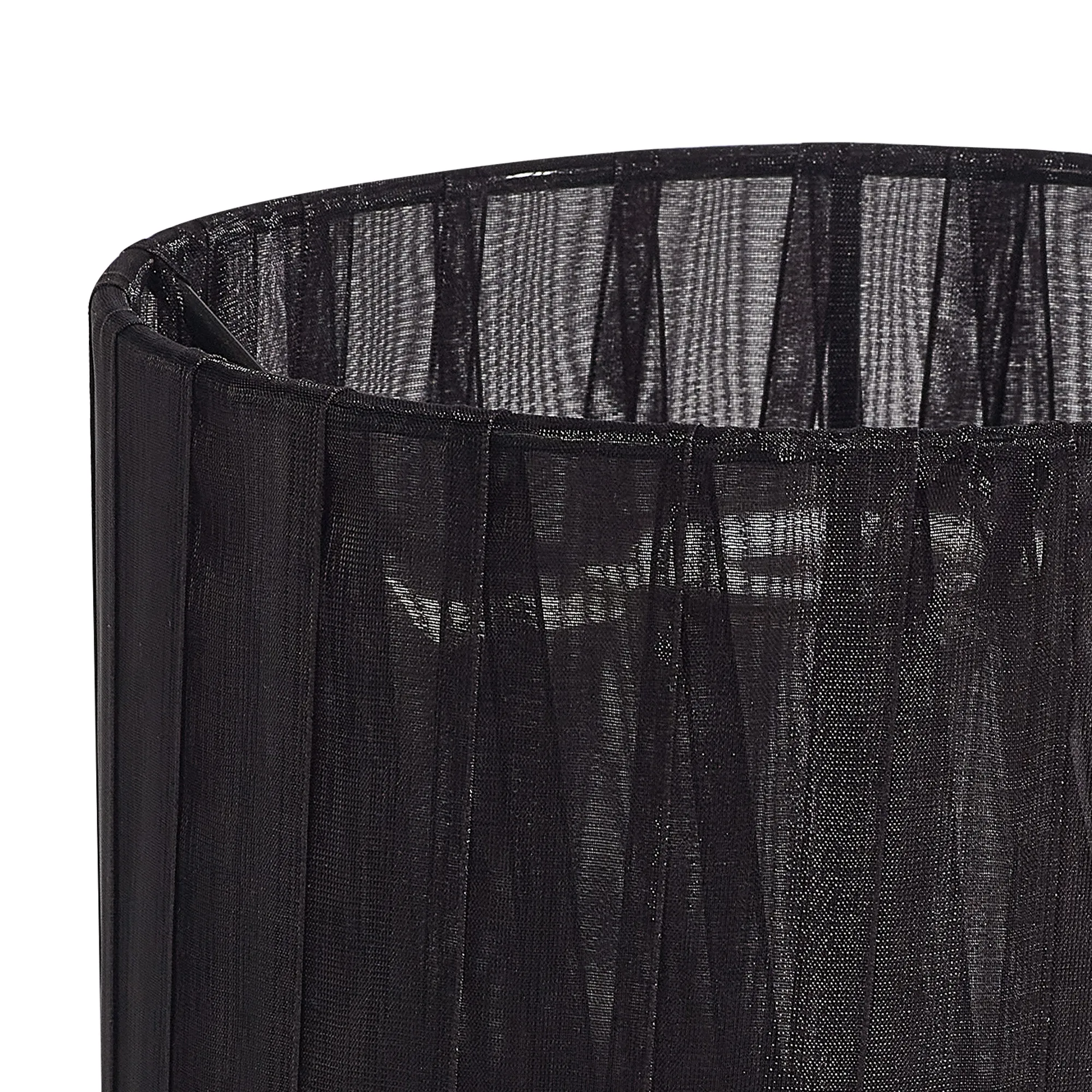 Serena 16cm Organza Shade Black D0871  Deco Serena
